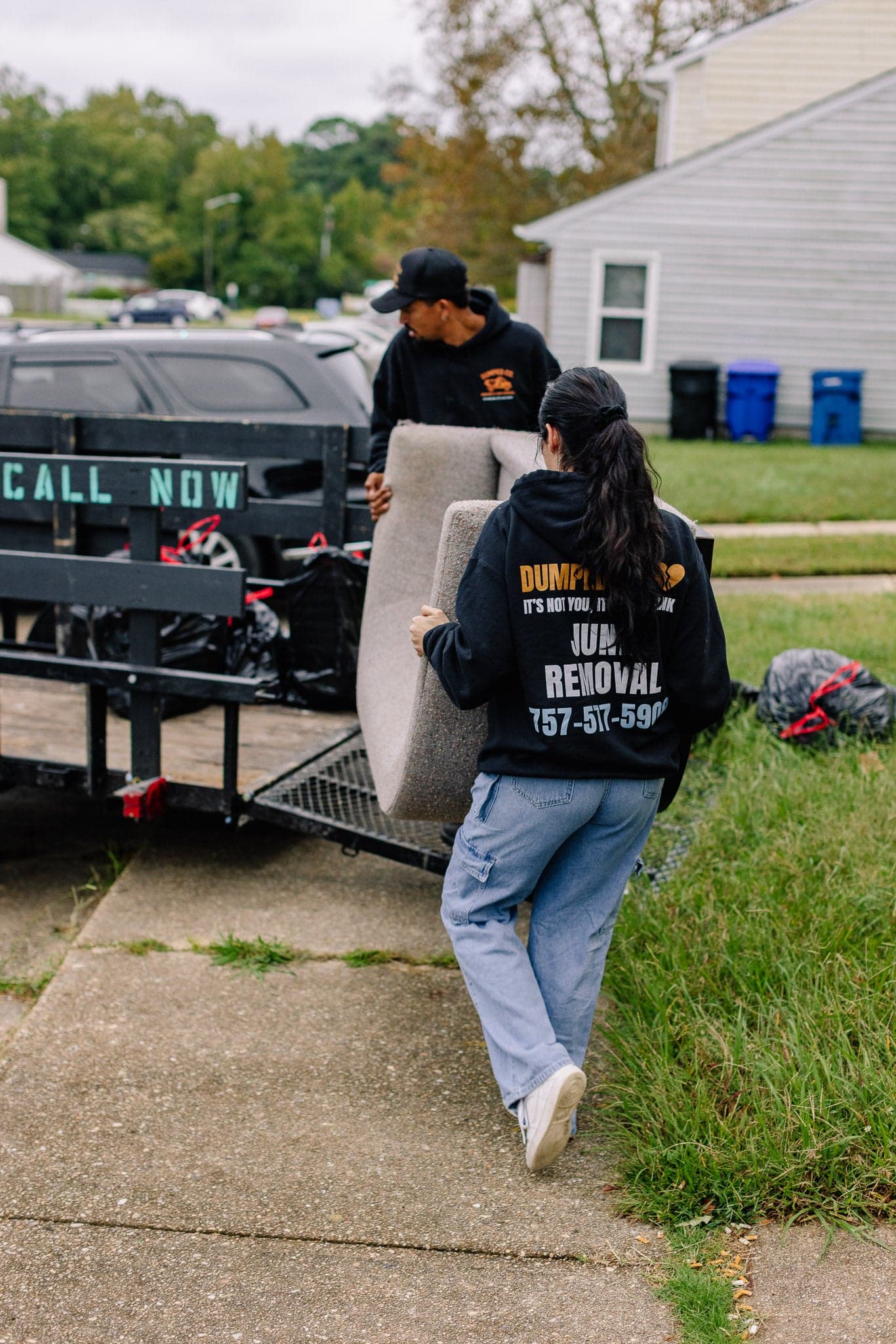 Dumped Co. job in Hampton Roads