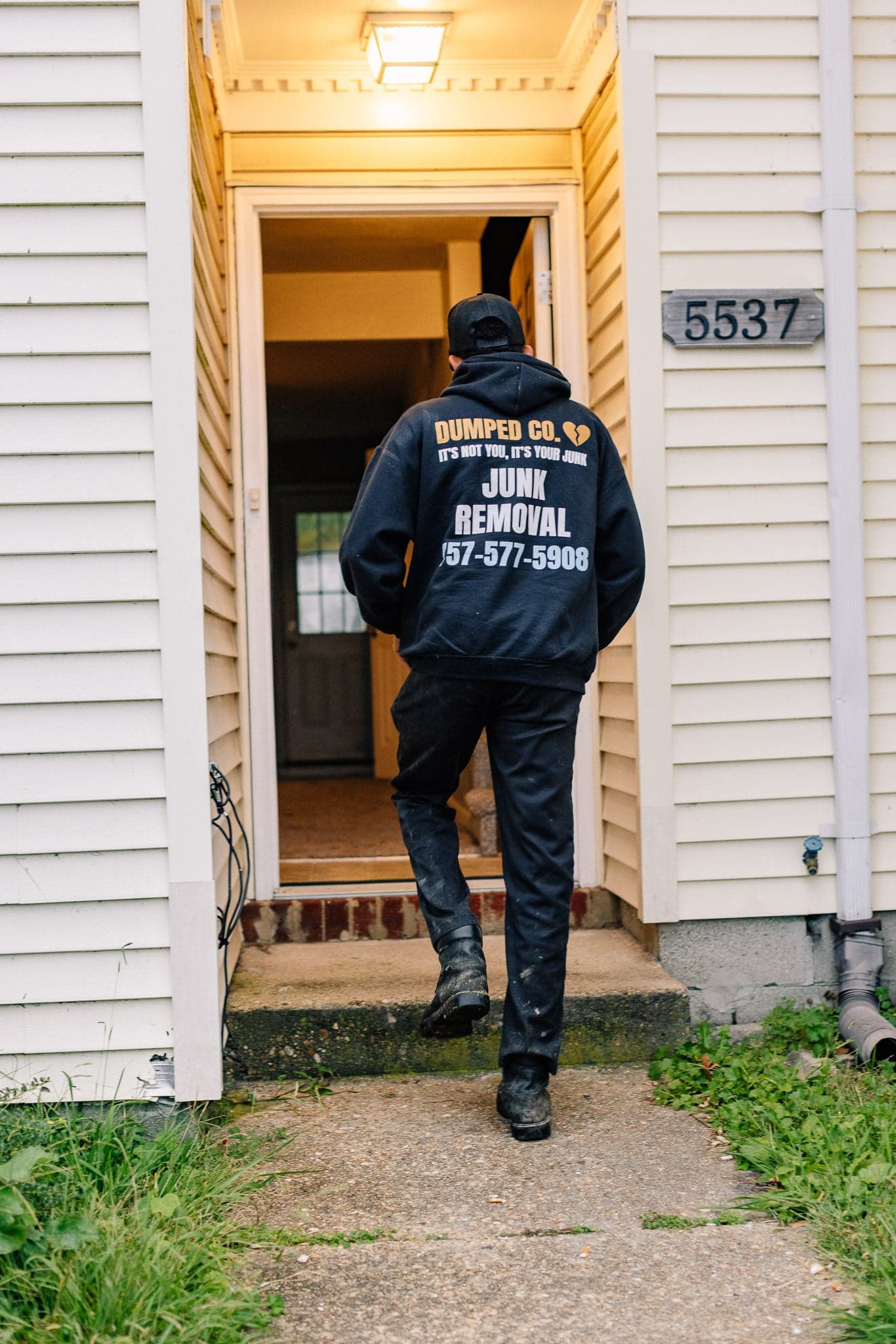 Dumped Co. job in Hampton Roads