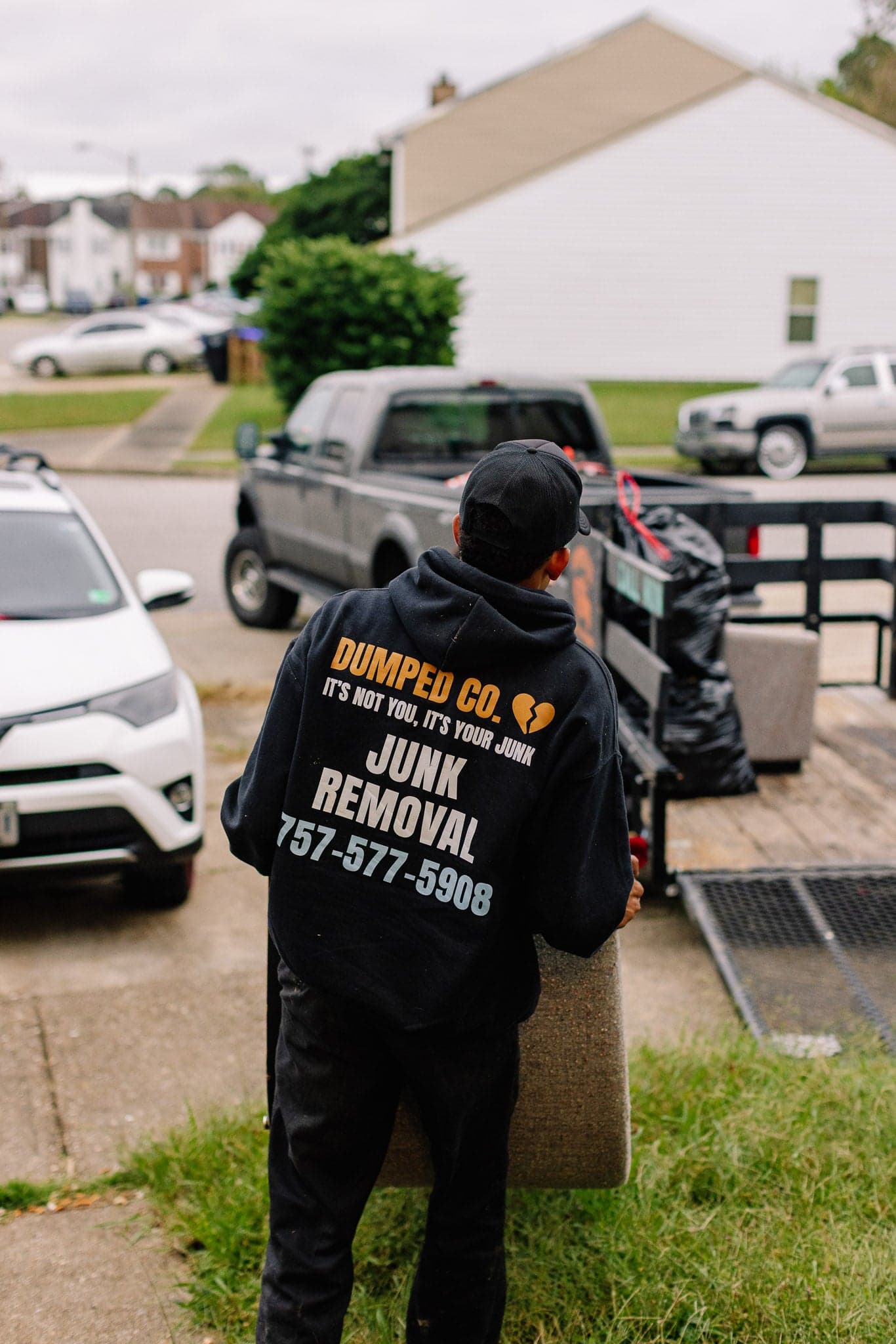 Dumped Co. job in Hampton Roads