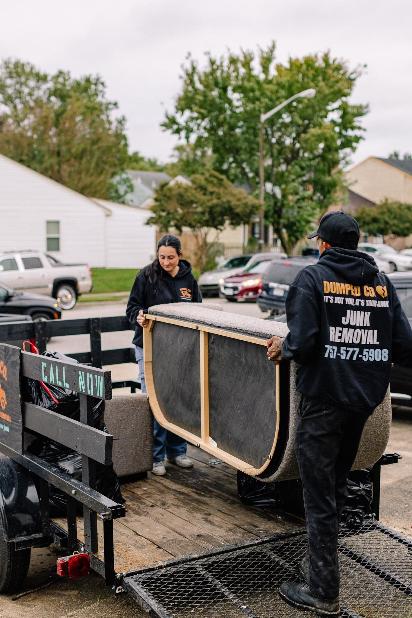 Dumped Co. job in Hampton Roads
